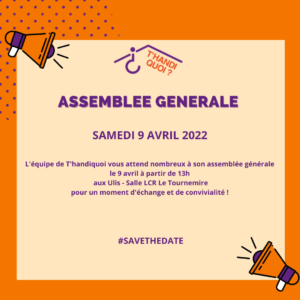 Inscrivez vous pour l’ AG2022