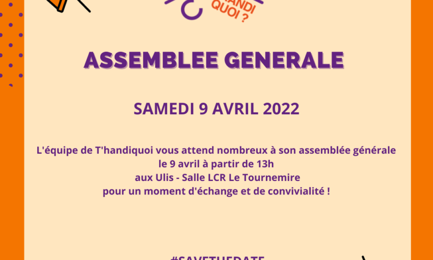 Inscrivez vous pour l’ AG2022